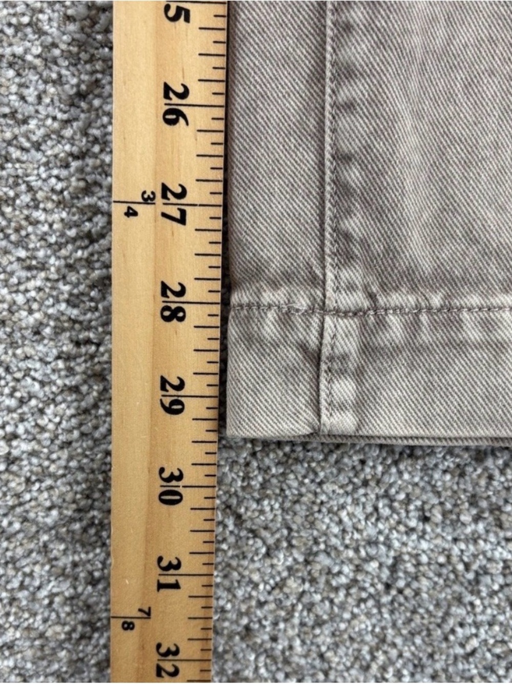 GAP Wide Leg Patchwork Drawstring Pants in Brown - Picture 9 of 12